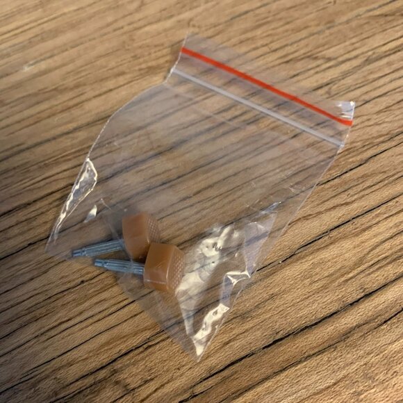 Badgley Mischka Peep Toe Gold Glitter Heels - Picture 7 of 7